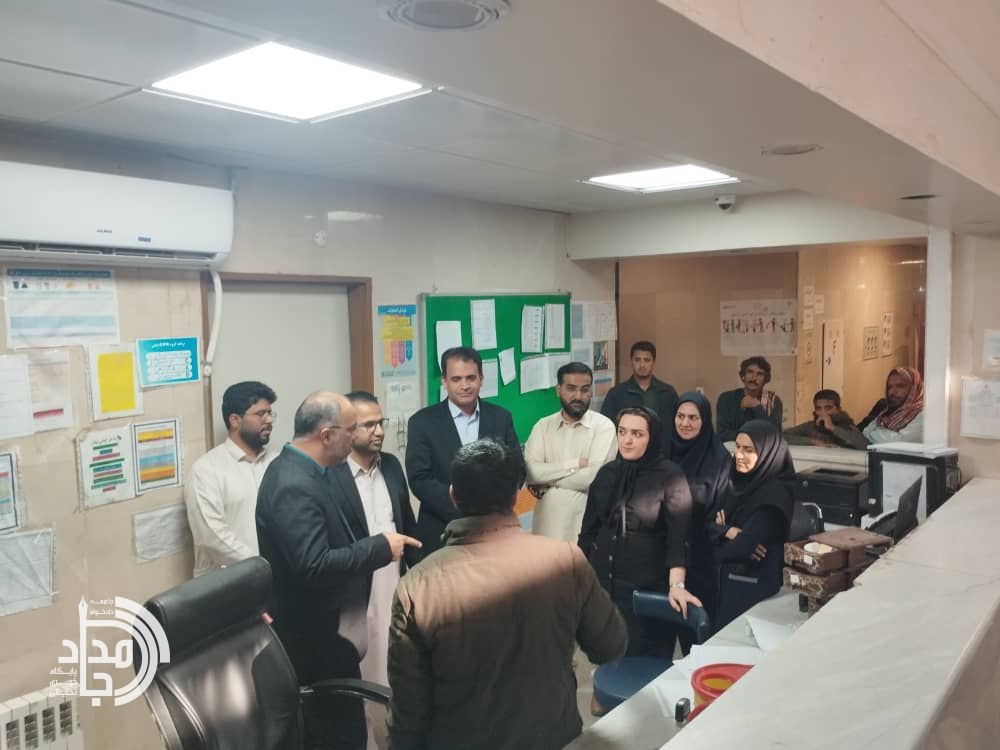 بازدید میدانی رییس دادگاه بخش مهرستان از بیمارستان امید: بررسی چالش‌های موجود در ارائه خدمات درمانی