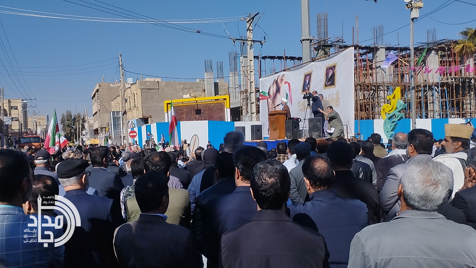خروش مردم زاهدان در محکومیت اغتشاشات اخیر در سطح کشور