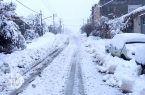 نصرت‌آباد پس از ۱۲ سال سفیدپوش شد / ثبت ۶ سانتی‌متر برف