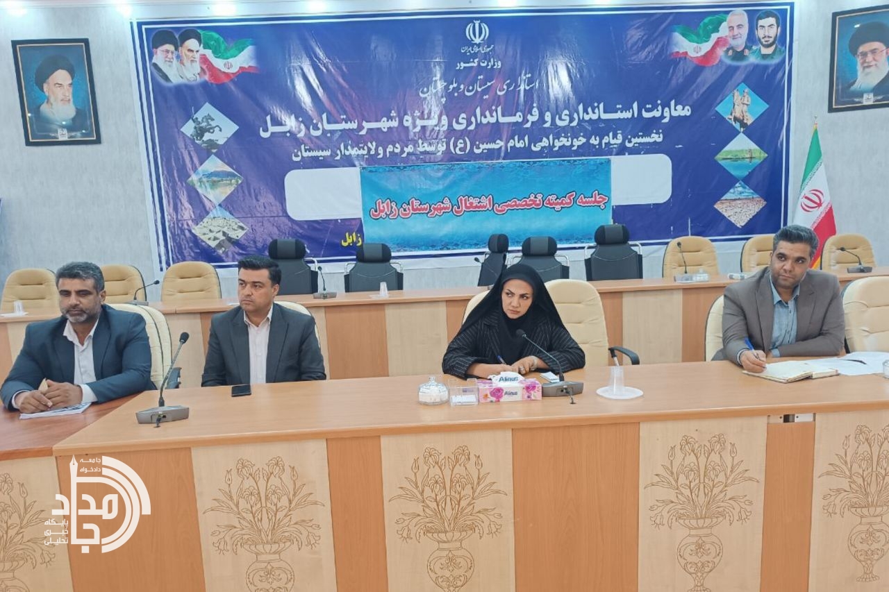 ۹۹.۶ درصد تعهد اشتغال دستگاه‌های اجرایی زابل در سامانه رصد ثبت شد