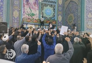 اجتماع پرشور و حماسی مردم عزادار زاهدان که در محل مصلی