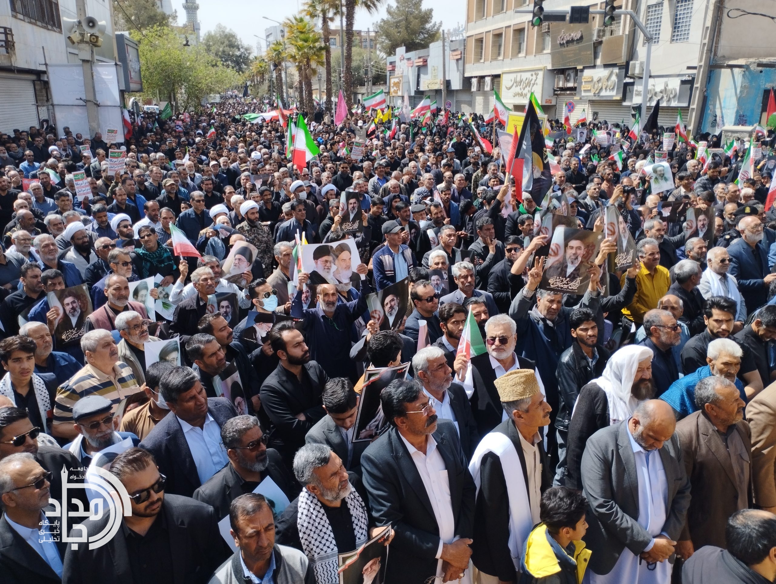 لرزه قدمهای راهپیمایان زاهدانی در روز جهانی قدس/ لبیک شگفتانگیز ملت بزرگ ایران به نخستین فراخوان رهبر معظم انقلاب اسلامی