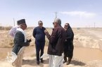 بازدید فرماندار هیرمند از آخرین وضعیت آبگیری انهار این شهرستان