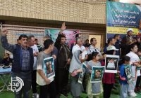زنجیرهٔ قلب‌های کوچک برای شهدای میناب / بغض کودکان کارگر در زاهدان شکوفه شد