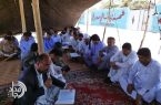 برگزاری محفل انس با قرآن در دومین سالگرد شهدای خدمت در میرجاوه/همبستگی مردمی و تجلیل از فرهنگ ایثار در سیاه‌چادر وحدت