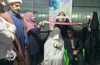 جاری شدن خطبه عقد زوج جوان زاهدانی در موکب شهدای کارگر
